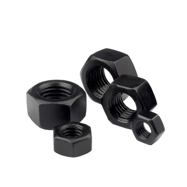 black oxide hex nut