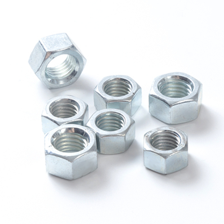 zinc-plated hex nut