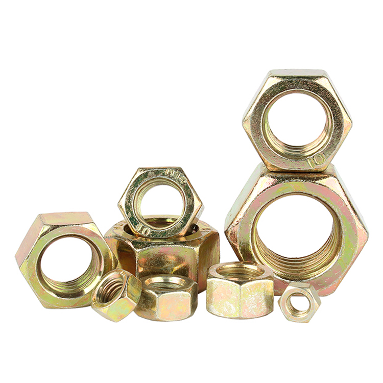 zinc-plated hex nut